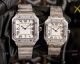 Swiss Quartz Cartier Santos Gold Copy Watch With Diamonds White Dial With Roman Markers (8)_th.jpg